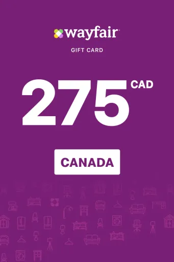 Wayfair 275 CAD Gift Card (Canada) - Digital Key