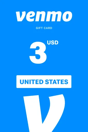 Venmo 3 USD Gift Card (United States) - Digital Key