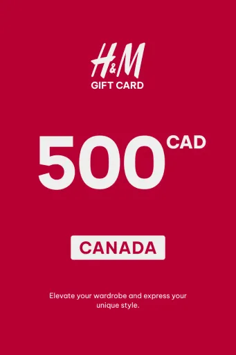 H&M 500 CAD Gift Card (Canada) - Digital Key