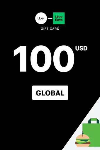 Uber & Uber Eats 100 USD Gift Card (Global) - Digital Key