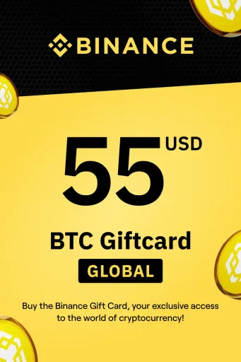 Binance (BTC) 55 USD Gift Card (Global) - Digital Key