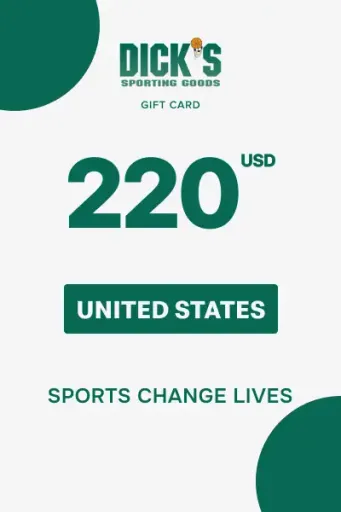 Dick's Sporting Goods 220 USD Gift Card (United States) - Digital Key