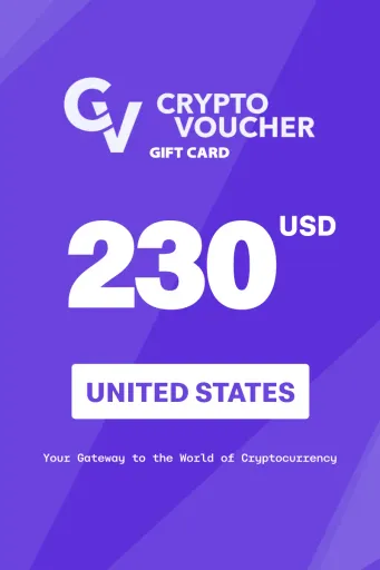 Crypto Voucher 230 USD Gift Card (United States) - Digital Key