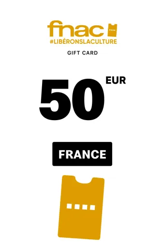 Product Image - Fnac Billetterie 50 EUR Gift Card (France) - Digital Key