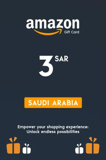 Amazon 3 SAR Gift Card (Saudi Arabia) - Digital Key