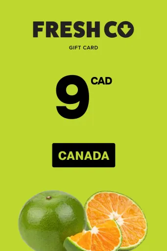 FreshCo 9 CAD Gift Card (Canada) - Digital Key