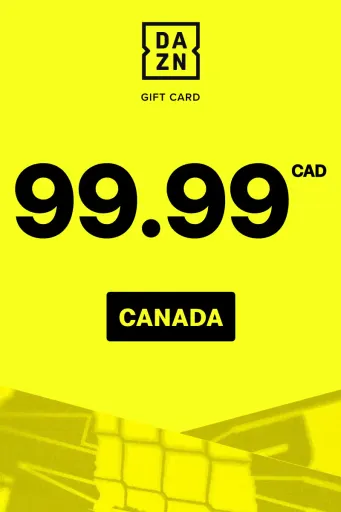 DAZN 99.99 CAD Gift Card (Canada) - Digital Key