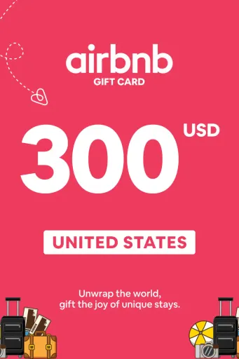 Airbnb 300 USD Gift Card (United States) - Digital Key