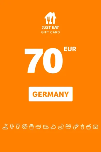 Lieferando (Just Eat) 70 EUR Gift Card (Germany) - Digital Key