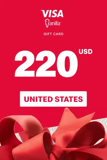 Vanilla Visa 220 USD Gift Card (United States) - Digital Key