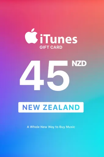 Apple iTunes 45 NZD Gift Card (New Zealand) - Digital Key