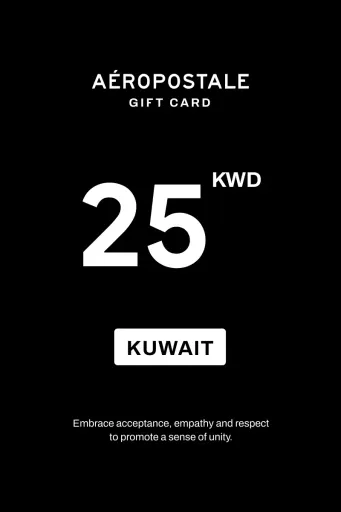 Product Image - Aeropostale 25 KWD Gift Card (Kuwait) - Digital Key