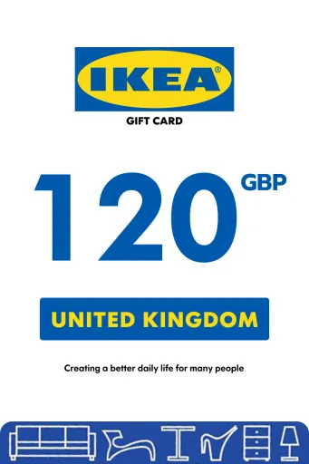 IKEA 120 GBP Gift Card (United Kingdom) - Digital Key