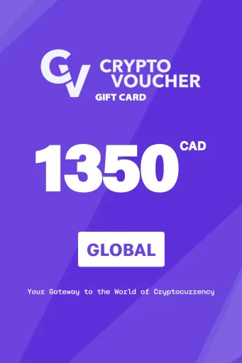 Crypto Voucher 1350 CAD Gift Card (Global) - Digital Key