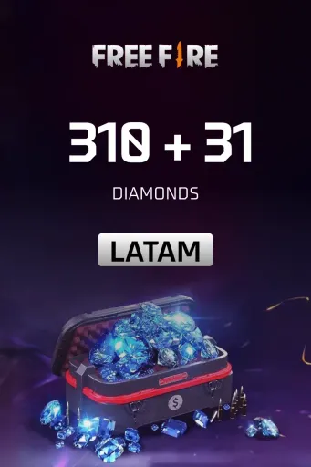 Garena Free Fire - 310 + 31 Diamonds (LATAM) - Digital Key