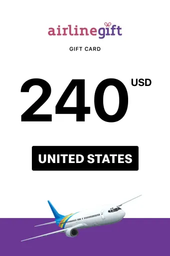 Airline Gift 240 USD Gift Card (United States) - Digital Key