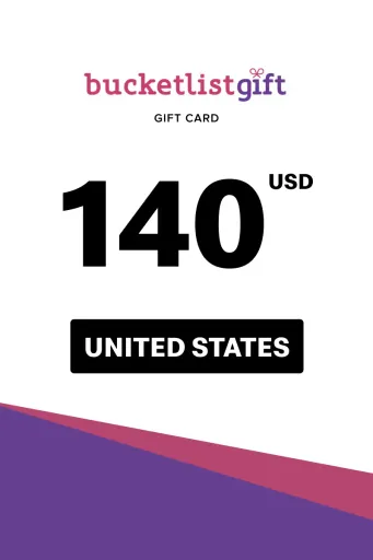 BucketlistGift 140 USD Gift Card (United States) - Digital Key