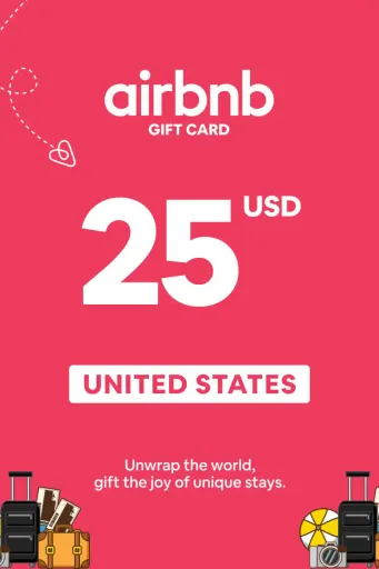 Airbnb 25 USD Gift Card (United States) - Digital Key