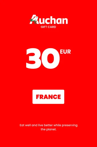 Auchan 30 EUR Gift Card (France) - Digital Key