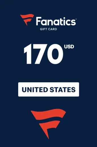 Fanatics 170 USD Gift Card (United States) - Digital Key