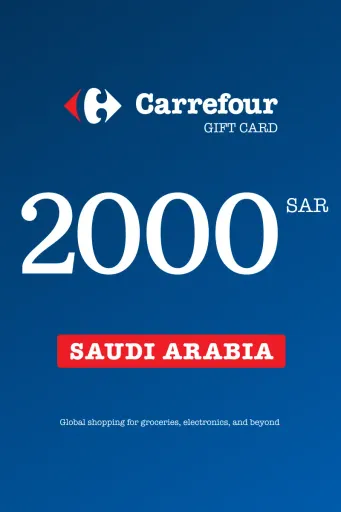 Carrefour 2000 SAR Gift Card (Saudi Arabia) - Digital Key