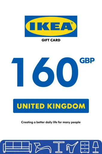 IKEA 160 GBP Gift Card (United Kingdom) - Digital Key
