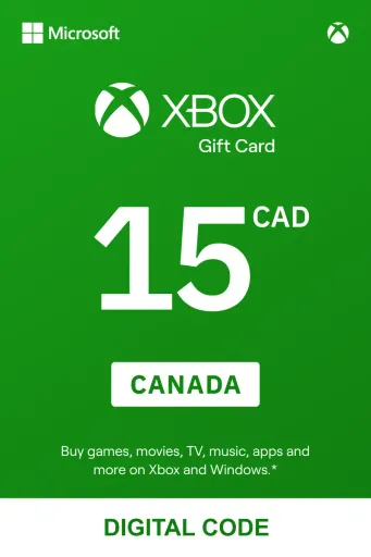 Xbox 15 CAD Gift Card (Canada) - Digital Key