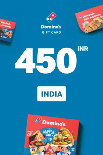 Dominos Pizza 450 INR Gift Card (India) - Digital Key
