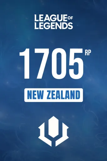 League of Legends - 1705 RP (New Zealand) - Digital Key