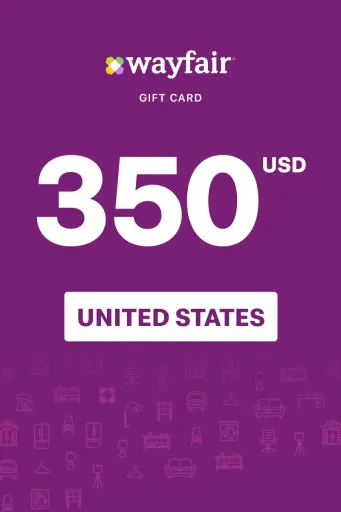 Wayfair 350 USD Gift Card (United States) - Digital Key