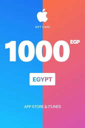 App Store & iTunes 1000 EGP Gift Card (Egypt) - Digital Key