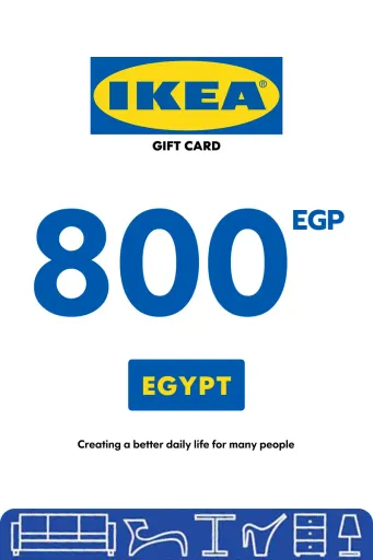 IKEA 800 EGP Gift Card (Egypt) - Digital Key