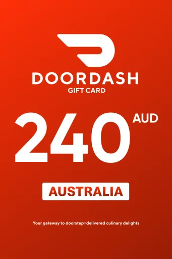 DoorDash 240 AUD Gift Card (Australia) - Digital Key