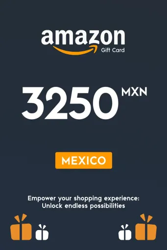 Amazon 3250 MXN Gift Card (Mexico) - Digital Key