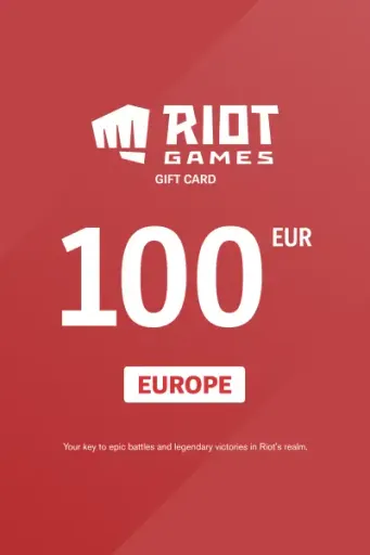 Riot Access 100 EUR Gift Card (Europe) - Digital Key