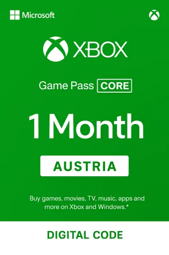 Xbox Game Pass Core (Essential) 1 Month (Austria) - Xbox Live - Digital Key