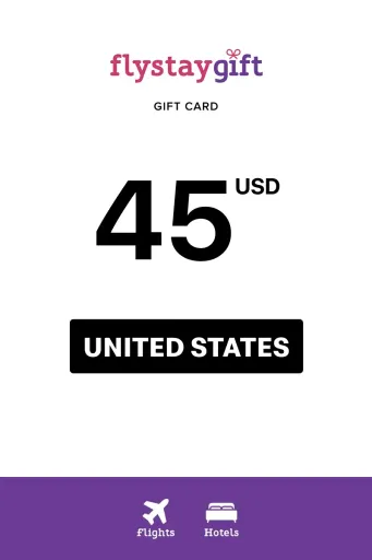 Flystay Gift 45 USD Gift Card (United States) - Digital Key