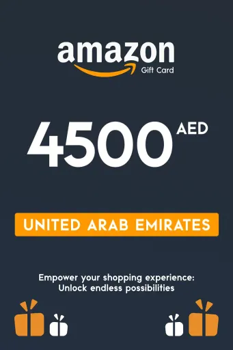Amazon 4500 AED Gift Card (United Arab Emirates) - Digital Key