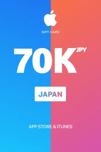 App Store & iTunes 70000 JPY Gift Card (Japan) - Digital Key
