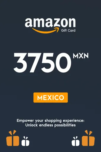Amazon 3750 MXN Gift Card (Mexico) - Digital Key