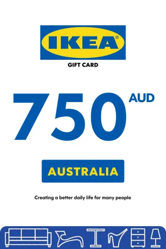 IKEA 750 AUD Gift Card (Australia) - Digital Key
