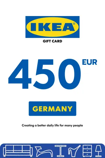 IKEA 450 EUR Gift Card (Germany) - Digital Key