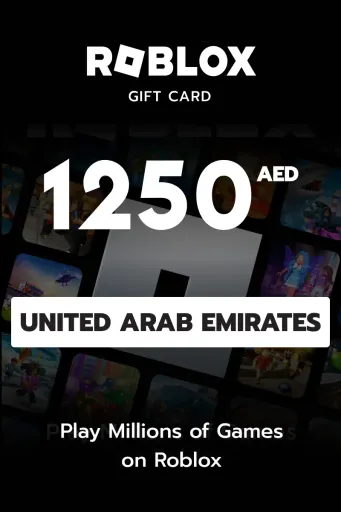 Roblox 1250 AED Gift Card (United Arab Emirates) - Digital Key