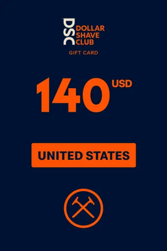 Dollar Shave Club 140 USD Gift Card (United States) - Digital Key