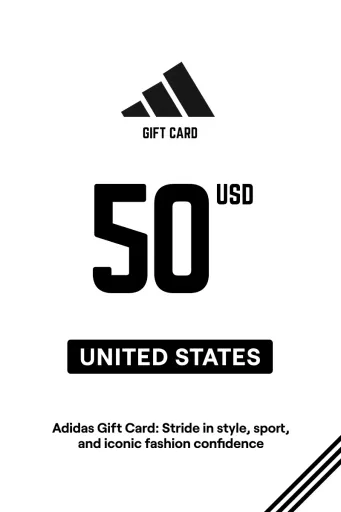 Adidas 50 USD Gift Card (United States) - Digital Key