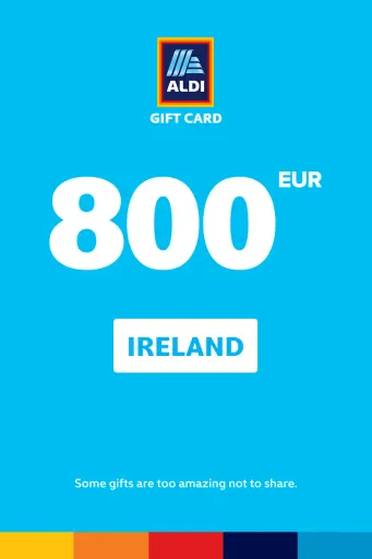 ALDI 800 EUR Gift Card (Ireland) - Digital Key