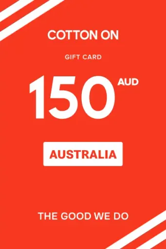 Cotton On Group 150 AUD Gift Card (Australia) - Digital Key