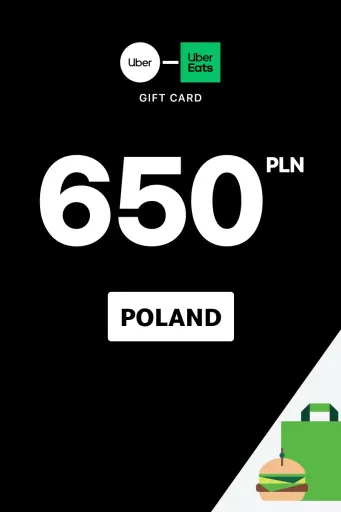Uber & Uber Eats 650 PLN Gift Card (Poland) - Digital Key