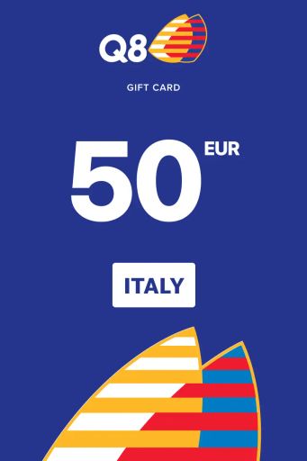 Q8 -  50 EUR Gift Card (Italy) - Digital Key