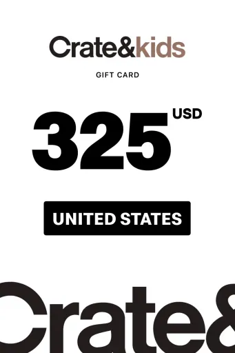 Crate & Kids 325 USD Gift Card (United States) - Digital Key